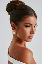 Kennedy - Ivory/Gold Earrings