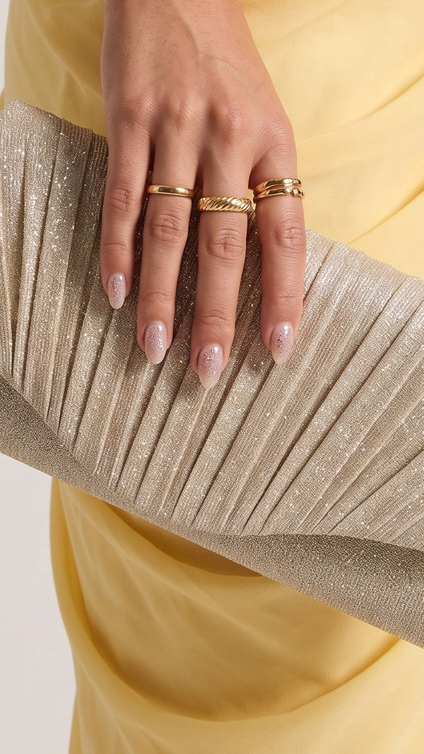 Stella dourada try-on