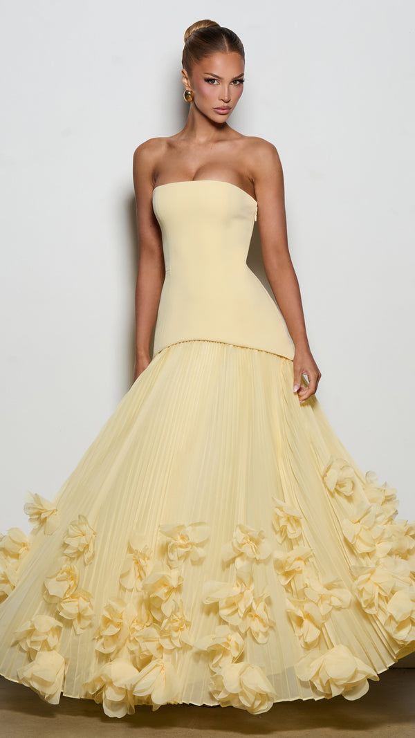 Seraphina Gown - Lemon