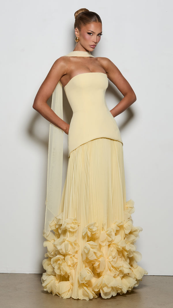 Seraphina Gown - Lemon