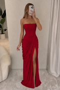 Valentina - Vestido Maxi Vermelho