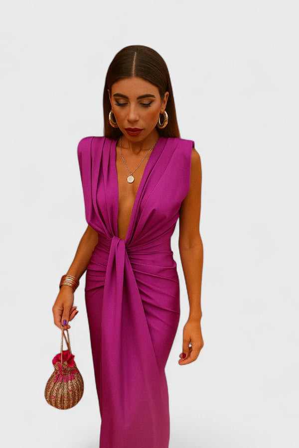 Júlia - Vestido de Decote Aberto