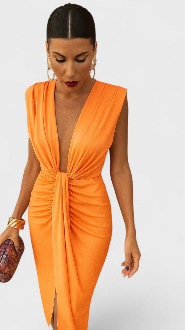 Júlia - Vestido de Decote Aberto