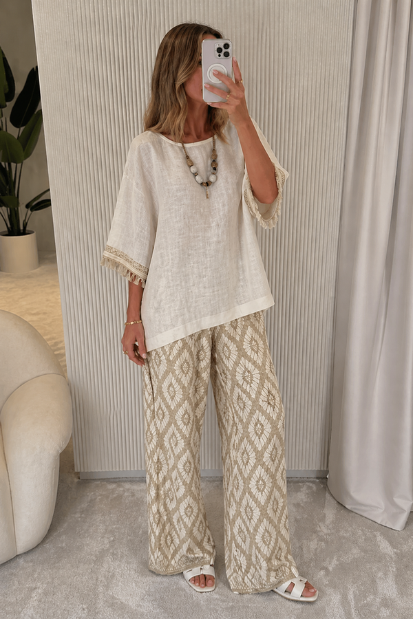Paloma - Conjunto Boho Chic Elegante