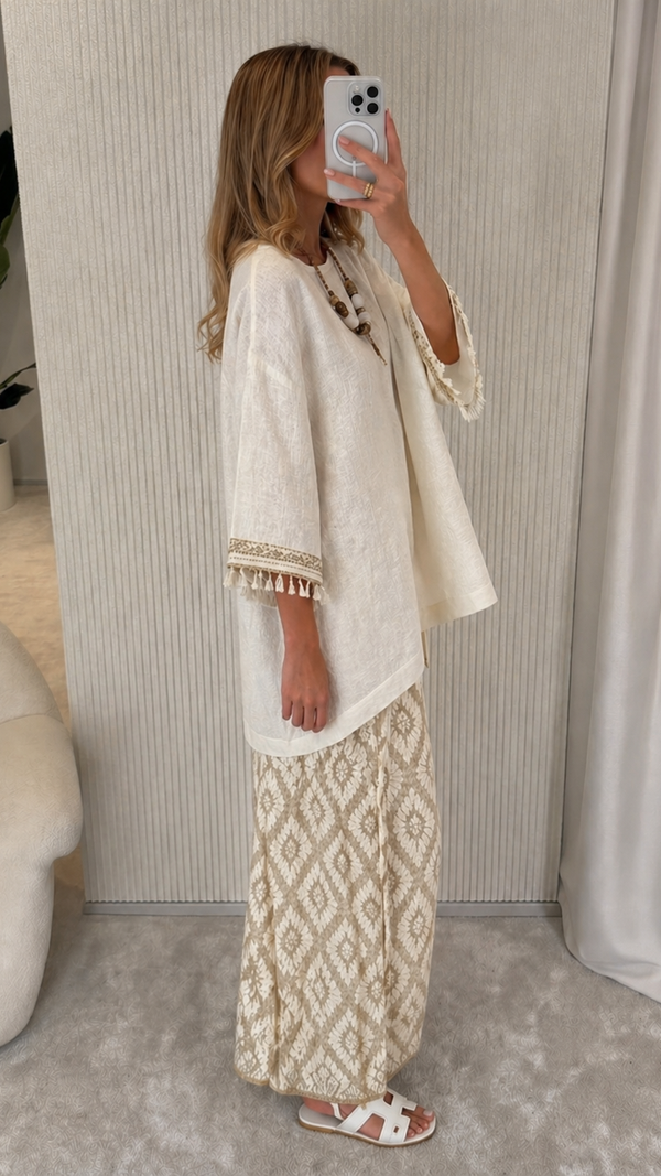 Paloma - Conjunto Boho Chic Elegante