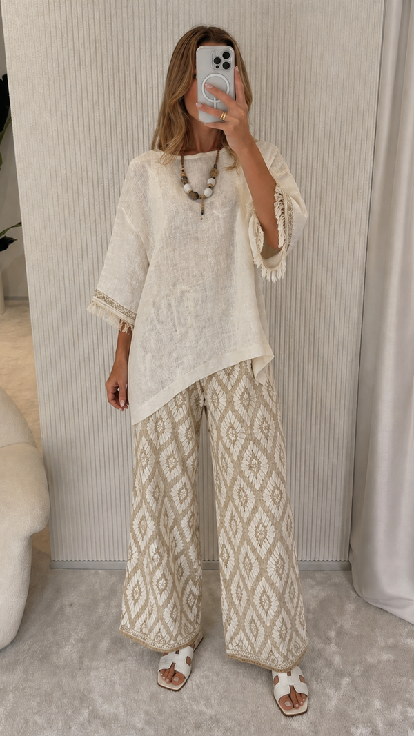 Paloma - Conjunto Boho Chic Elegante