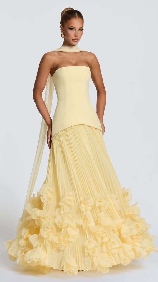 Seraphina Gown - Lemon