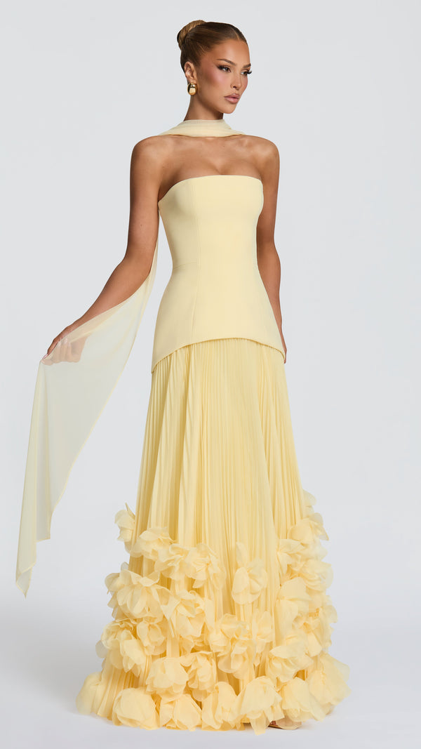 Seraphina Gown - Lemon