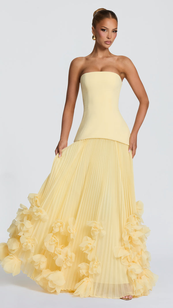 Seraphina Gown - Lemon