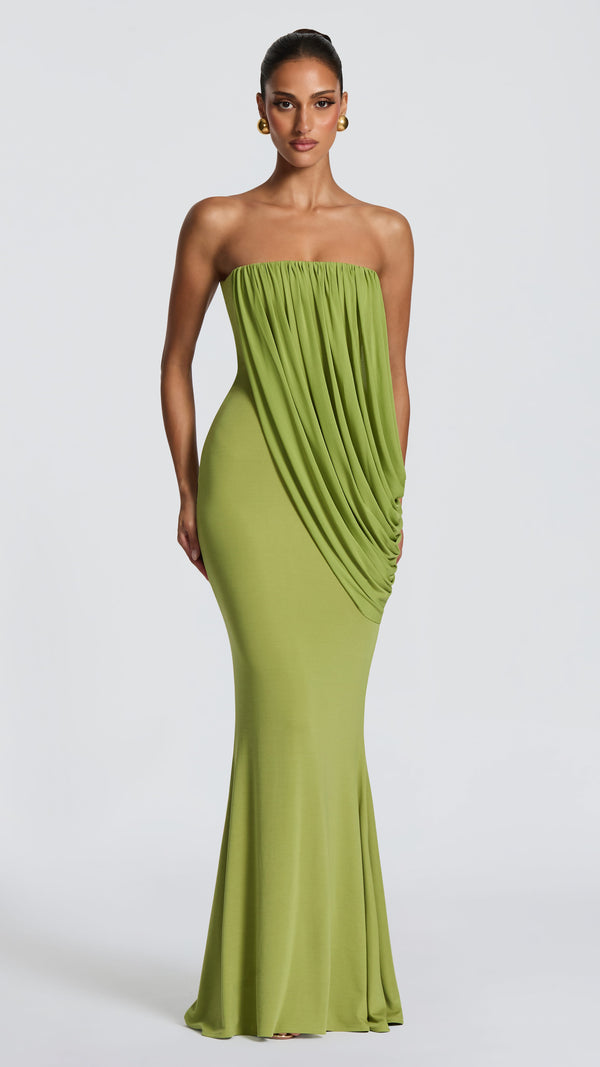 Vienna Maxi Dress - Olive