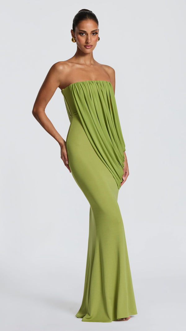 Vienna Maxi Dress - Olive