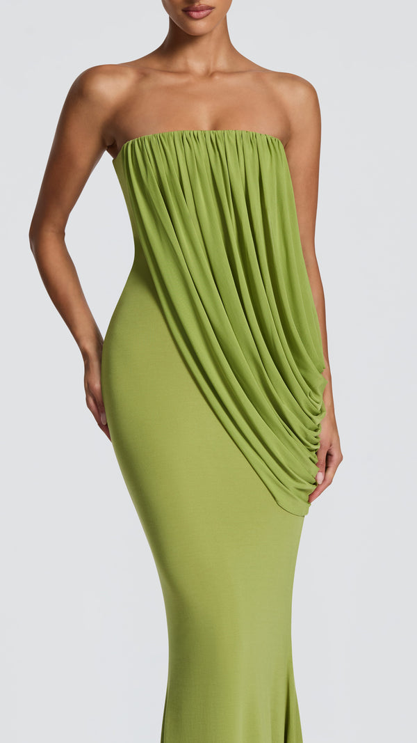 Vienna Maxi Dress - Olive