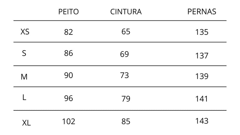Guia de Tamanhos - Beatriz - Vestido Comprido com Corpete