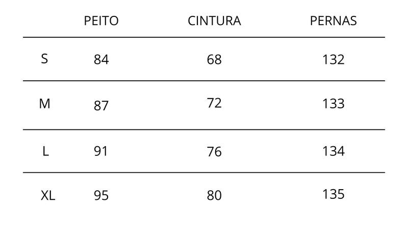 Guia de Tamanhos - Valentina - Vestido Maxi Preto