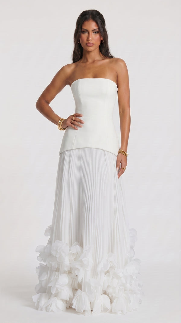 Serafina - Vestido de Gala Marfim
