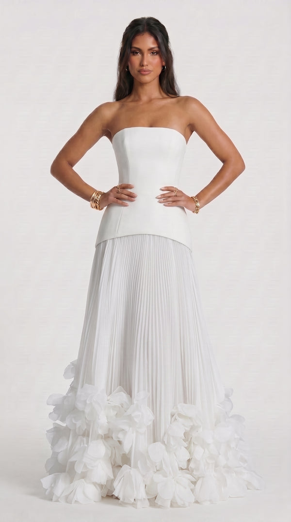 Serafina - Vestido de Gala Marfim