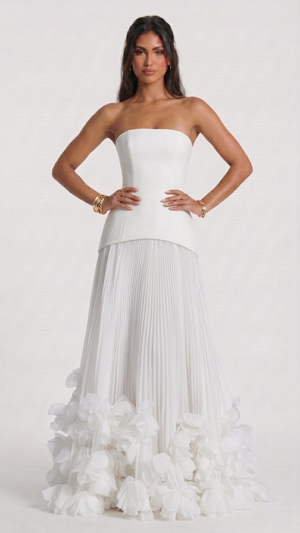Serafina - Vestido de Gala Marfim