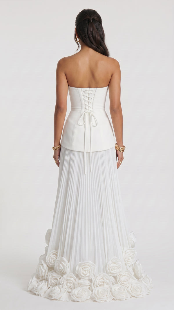Serafina - Vestido de Gala Marfim