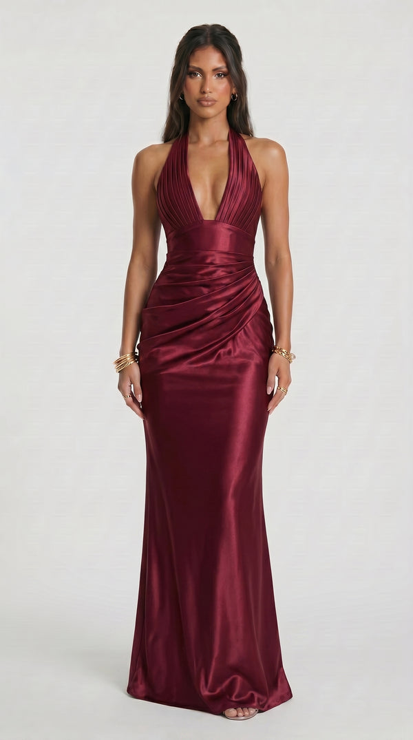 Celeste - Neckholder-Maxikleid Gala