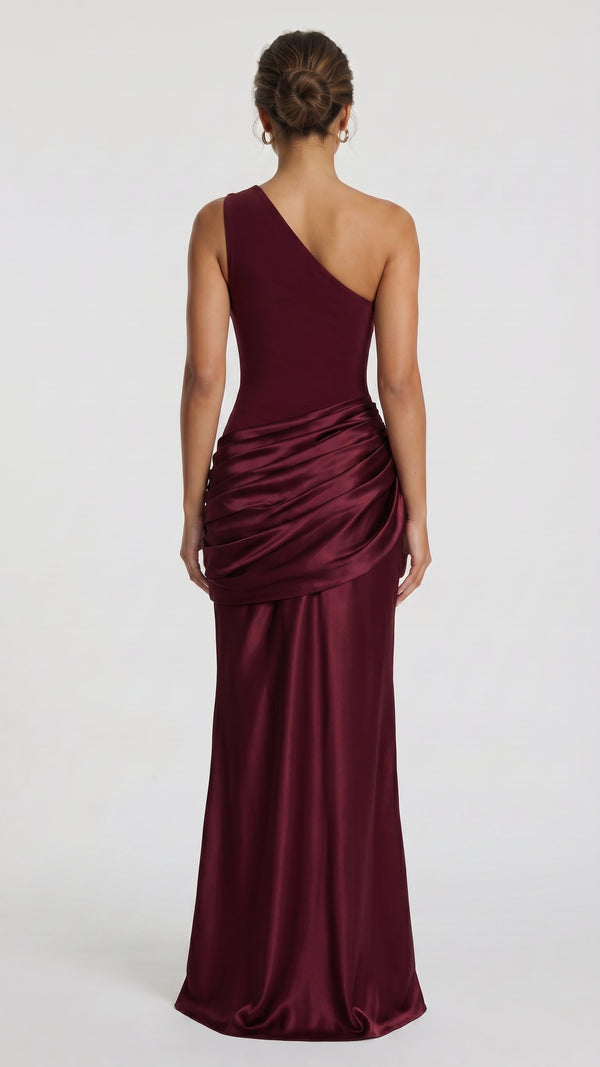 Praga - Vestido Maxi Vermelho Cereja