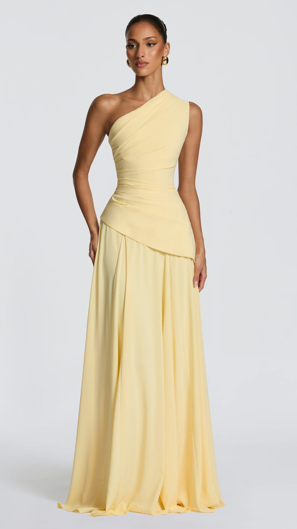 Bianca Maxi Dress - Lemon