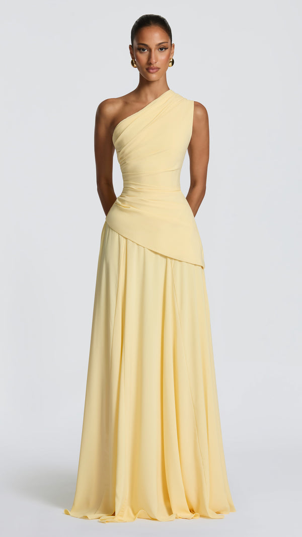 Bianca Maxi Dress - Lemon