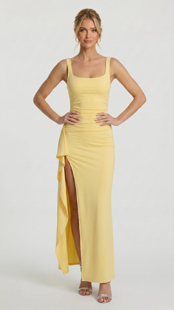 Carlota - Vestido Formal Elegante Com Costas Abertas