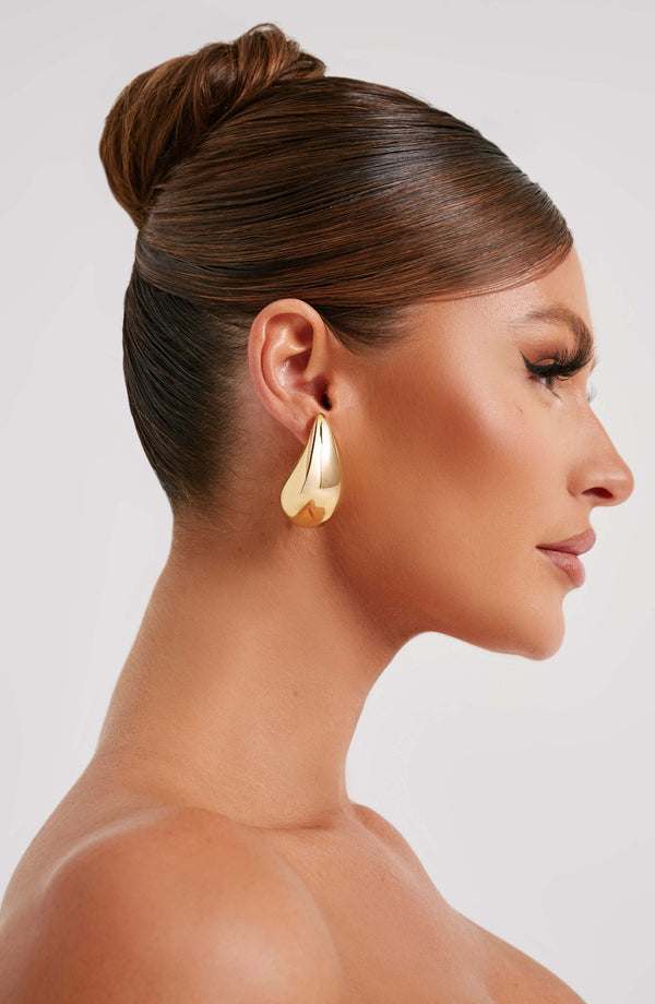 Fayth – Große goldene Ohrringe