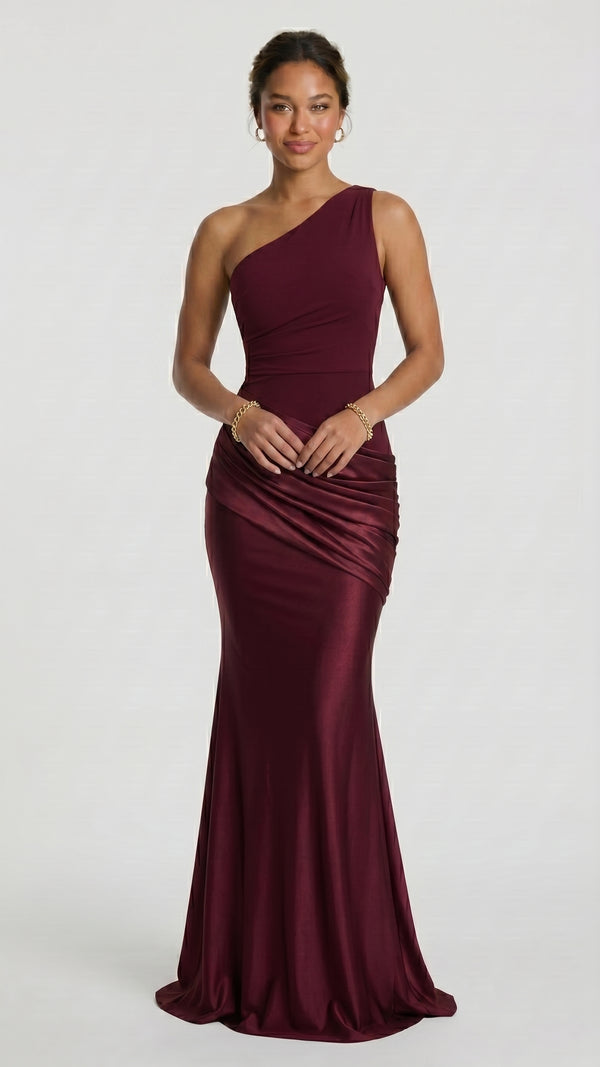 Praga - Vestido Maxi Vermelho Cereja