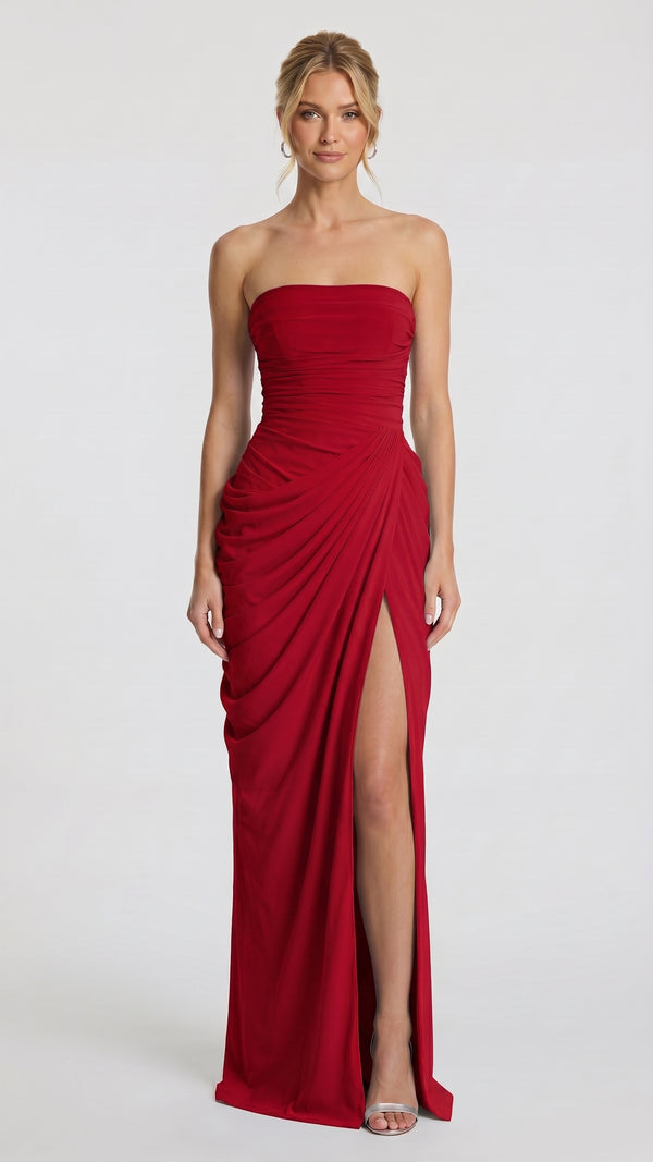 Valentina - Vestido Maxi Vermelho