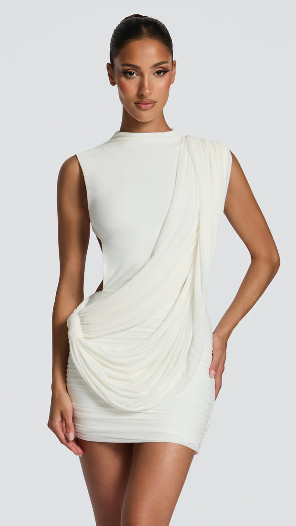 Mireya - Vestido Mini Marfim