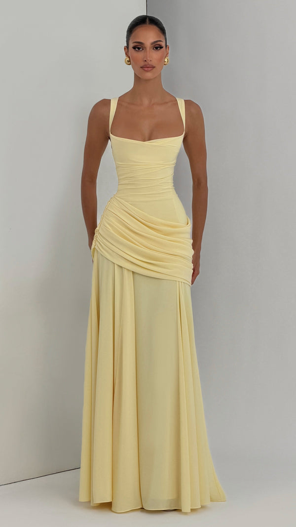 Sura Maxi Dress - Lemon