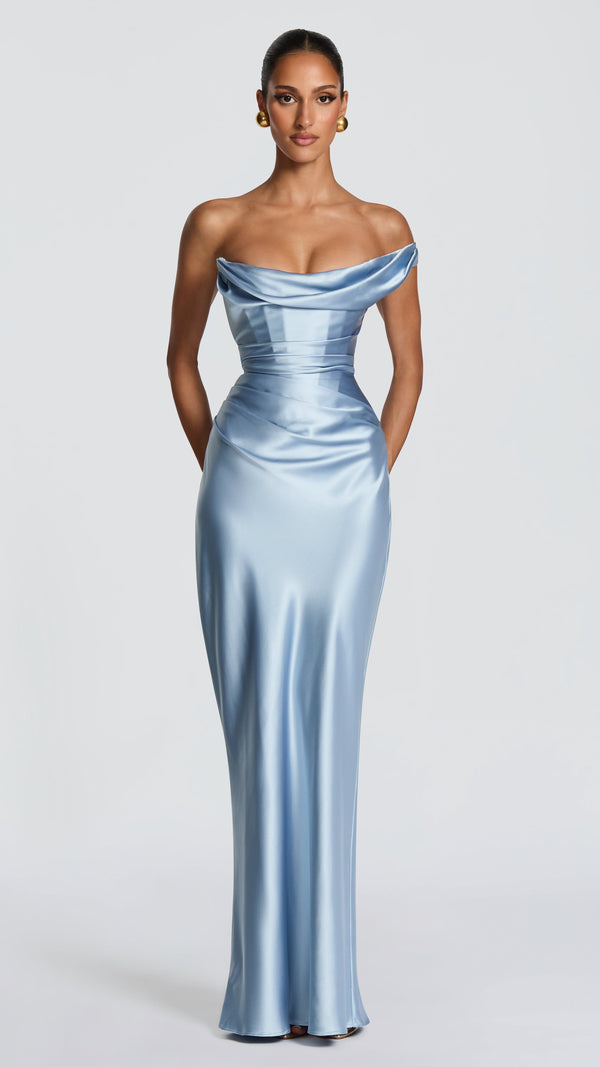 Thalassa Maxi Dress - Glacier Blue