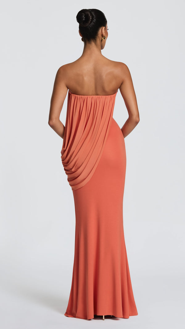 Vienna Maxi Dress - Burnt Orange
